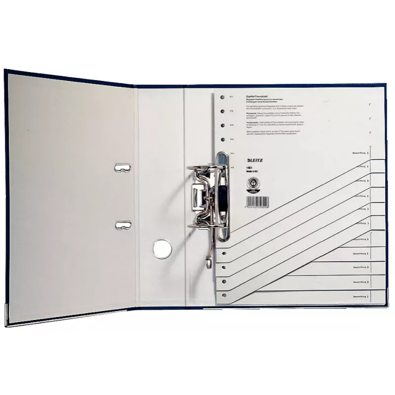 Leitz 16510085 skirtukas Tuščias skirtukas Kartonas Pilka