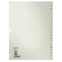 Leitz 43000085 abėcėlinis skirtukas Pilkas