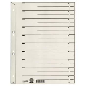 Leitz 16540085 kortelės rodyklė Pilka