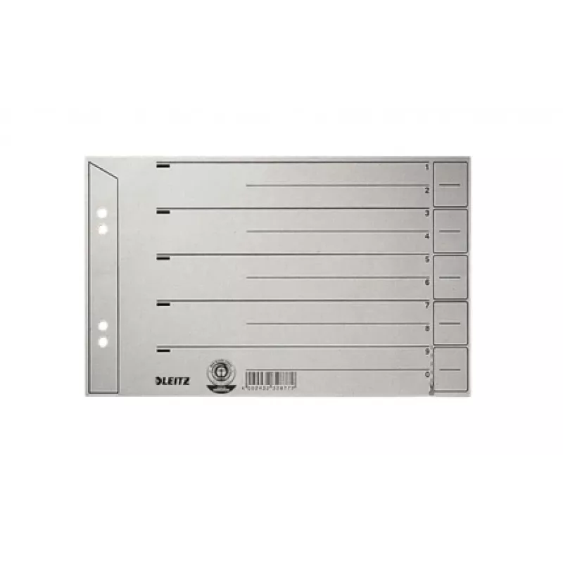 Leitz 16560085 skyriklis Kartonas Pilka 1 vnt.