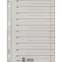 Leitz 60970085 skirtukas Kartoninis Pilka 1 vnt.
