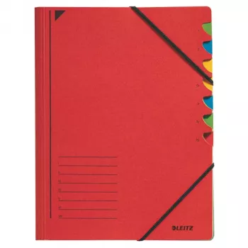 Leitz 39070025 skirtukų rodyklė raudona