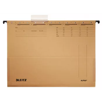 Leitz Alpha pakabinamas segtuvas Kartonas, Metalas A4 Rudas