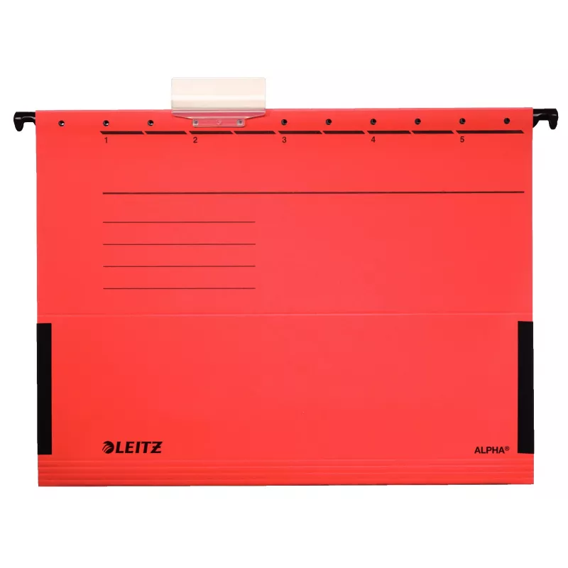Leitz Alpha pakabinamas segtuvas A4 raudonas