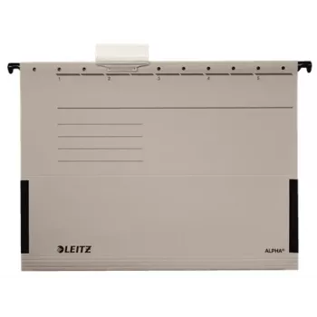 Leitz 19863085 pakabinamas aplankas Kartonas A4 Pilka