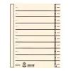 Leitz 16570011 skirtukas, kartoninis, geltonas