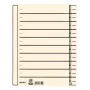 Leitz 16570011 skirtukas, kartoninis, geltonas