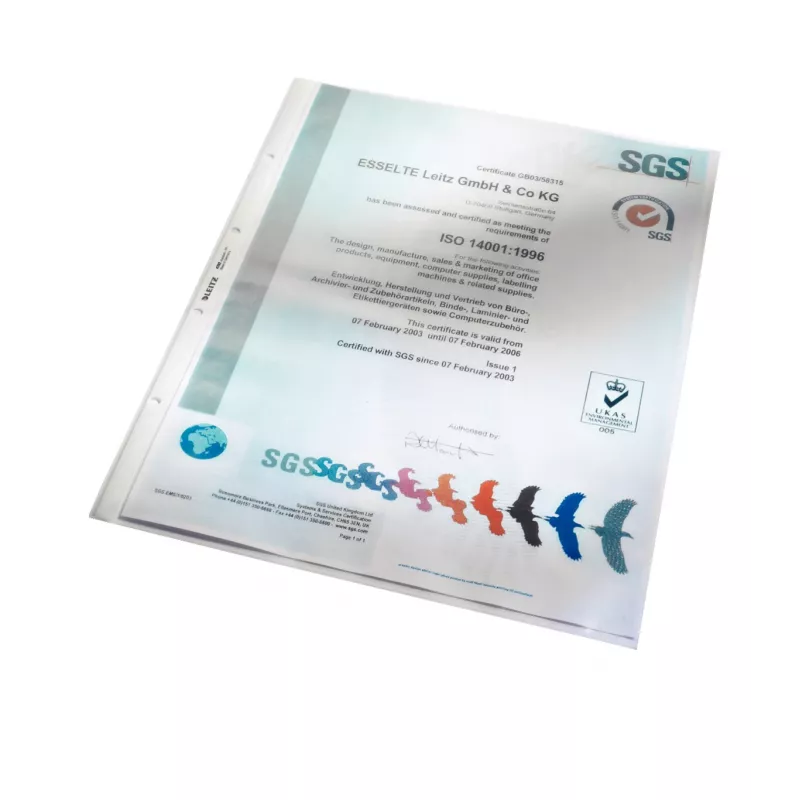 Leitz 47020000 dokumentų įdėklas 420 x 300 (A3 albumui) Polipropilenas (PP)