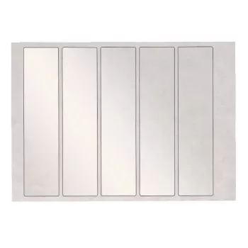 Leitz 66510003 lipnios etiketės Užapvalintas stačiakampis Skaidrios