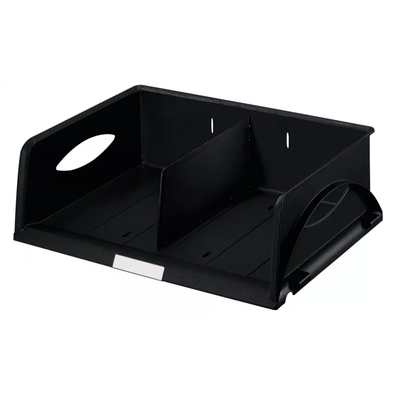 Leitz Tray Sorty Landscape Standard, plastikinis, juodas, A4, 405 mm, 300 mm, 125 mm