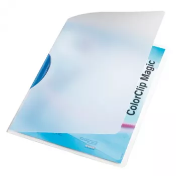 Leitz ColorClip Magic - mėlynas ataskaitų viršelis Polipropilenas (PP)