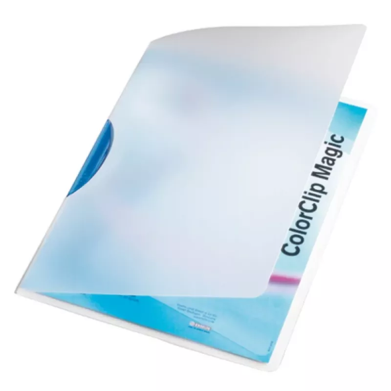 Leitz ColorClip Magic - mėlynas ataskaitų viršelis Polipropilenas (PP)