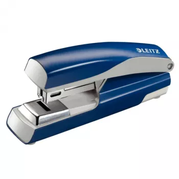Leitz segiklis 5505 NeXXt, 30 lapų plokščio susegimo metalinis, 30 lapų, mėlynas, pilkas, plokščias susegimas, 26/6, metalinis, plastikinis, 80 g/m²