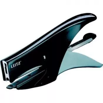 Leitz segiklis 5547, 15 lapų, užpakalinis įdėjimas, 15 lapų, juoda, sidabrinė, P1, 4,95 cm, galinis, 150 segtukų