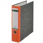 Leitz plastikinis segtuvas su svirtiniu mechanizmu A4 80mm 180° žiedinis segtuvas oranžinis