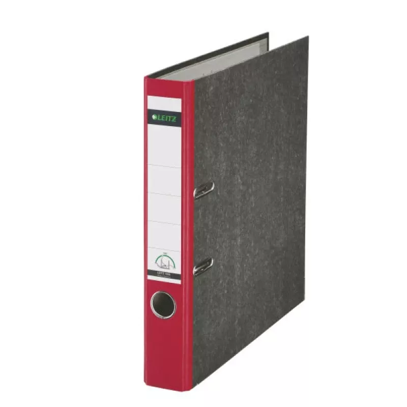 Leitz Cardboard binder 180° žiedinis segtuvas A4 Raudona