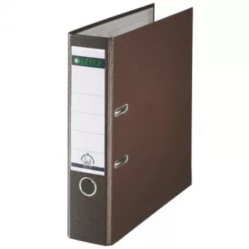 Leitz Plastic Lever Arch File A4 80mm 180° segtuvas rudas