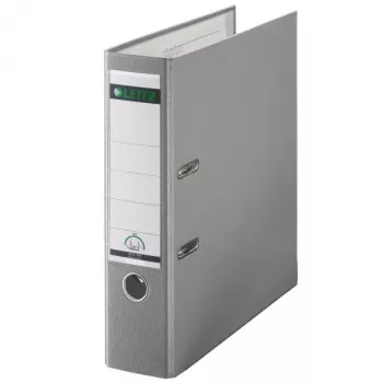 Leitz Plastic Lever Arch File A4 80mm 180° segtuvas Pilka