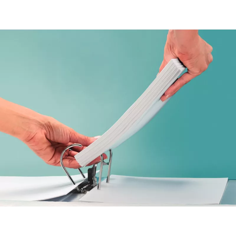 Leitz 180° svirties segtuvo plastikinė dėžė, A4, polietilenas, oranžinė, 350 lapų, 5 cm, 285 mm