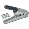 Leitz Heavy Duty Flat Clinch segiklis, 60 lapų, Pilka, Šviesiai pilka, Standartinis užlenkimas, 25/10, 6 cm, 110 sąsagėlių