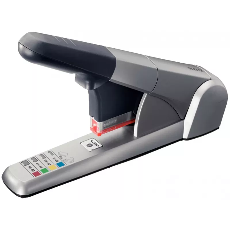 Leitz Heavy Duty segiklis, 80 lapų, sidabrinis, Leitz 5591, 5592, 5593, 5594, Metalas, Plastikas, 4.3 cm, 1 kg