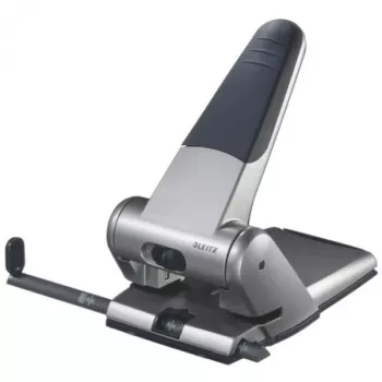 Leitz Heavy Duty Hole Punch, 65 sheets, Sidabrinė, 8 cm, 5.5 mm, A5, 1 kg