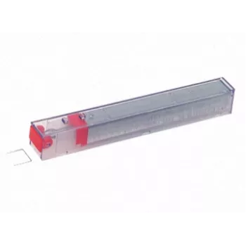 Leitz segtukų kasetė Power Performance K12 26/12 5x210, segtukų pakuotė, 1,2 cm, 210 segtukų, 26/12, raudona, 80 lapų