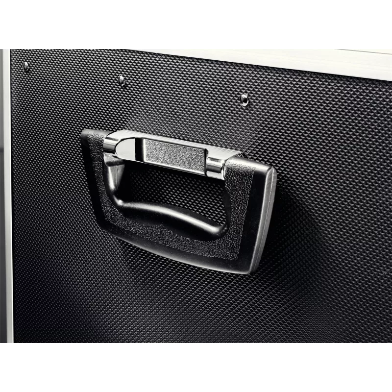 Leitz Mobile Filing Case Lockable A4, juoda, chromuota, plastikinė, kombinuota spyna, 15 l, 366 mm, 165 mm