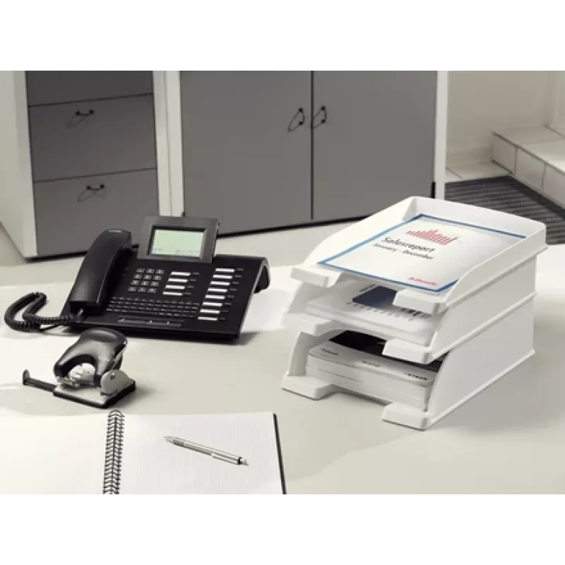 Leitz Letter tray Plus Jumbo, Plastikinis, Baltas, A4, 255 x 103 x 357 mm, 340 g, 1 vnt.