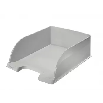 Leitz laiškų dėklas Plus Jumbo, plastikinis, pilkas, A4, laiškų, 255 x 357 x 103 mm, 380 g