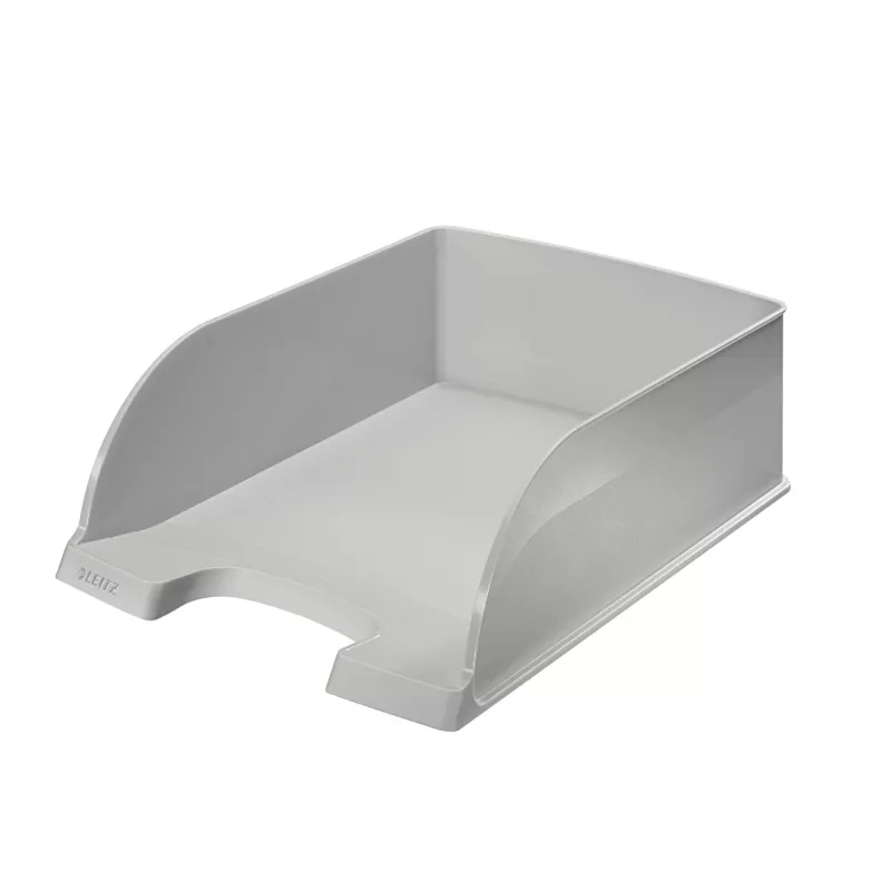 Leitz laiškų dėklas Plus Jumbo, plastikinis, pilkas, A4, laiškų, 255 x 357 x 103 mm, 380 g