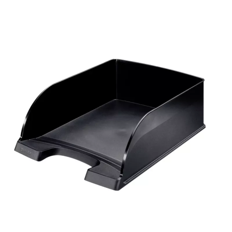 Leitz Letter tray Plus Jumbo, Plastic, Juoda, A4, Envelope, Letter, Note, Paper, 242 x 330 x 95 mm, 255 x 357 x 103 mm