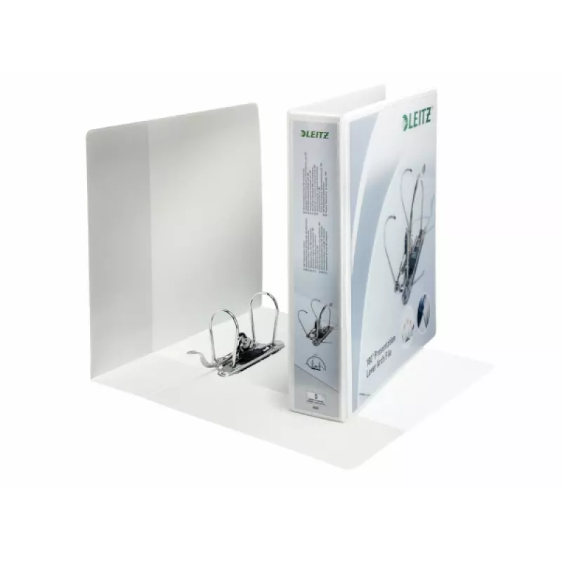 Leitz Panorama LAF 180° FSC® PP A4+/75 mm, A4, plastikinis, baltas, 500 lapų, 6 cm, 8 cm