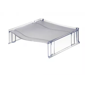 Leitz Letter tray riser Plus Universal, Plastic, Pilka, Translucent, 254 mm, 265 mm, 70 mm, 200 g