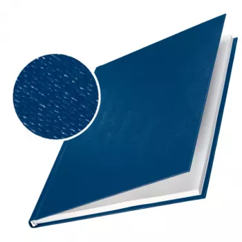 Leitz impressBIND viršeliai kieti, lininiai 3,5 mm, A4, kartonas, mėlyni, 35 lapai, 3,5 mm, 216 mm