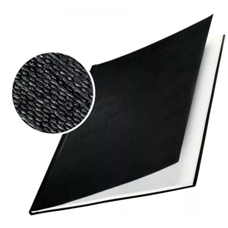 Esselte impressBIND A4 Kartonas, Lininis, Juodas, 1 vnt.