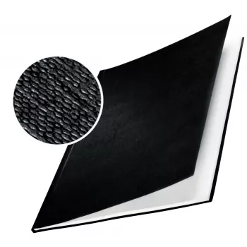 Leitz impressBIND dangteliai kieti lininiai 10,5 mm, A4, kartonas, juoda, matinis, 105 lapų, 1,05 cm