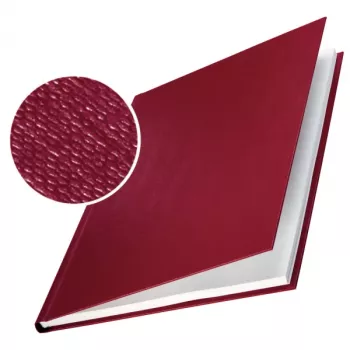 Leitz impressBIND viršeliai Hard linen 10,5 mm, A4, Kartonas, Raudona, 105 lapų, 1,05 cm, 216 mm
