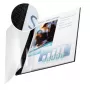 Leitz impressBIND viršelis Soft 10,5 mm, A4, Kartonas, Polietileno tereftalatas (PET), Juoda, Permatoma, 105 lapai, 1,05 cm, 214 mm