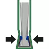 Leitz impressBIND minkštas viršelis, 14,0 mm, A4, mėlynas, 140 lapų, 214 mm, 302 mm, 18 mm