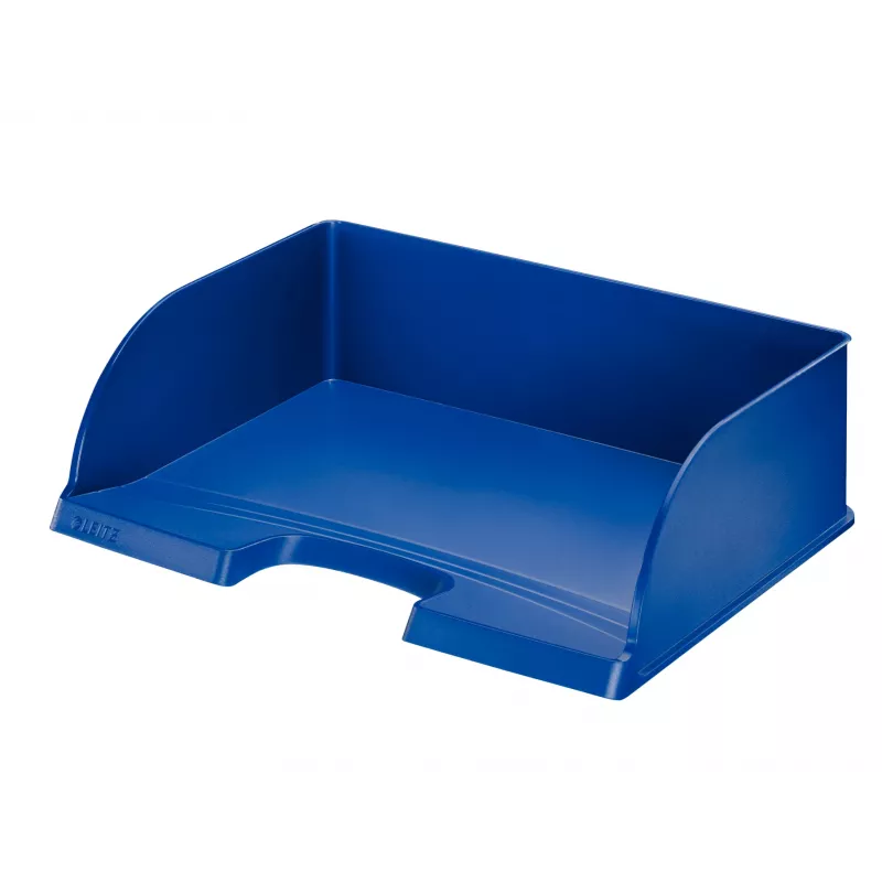 Leitz Letter tray Plus Landscape Jumbo, plastikinis, mėlynas, A4, laiškas, užrašas, popierius, 350 x 245 x 97 mm, 363 x 273 x 103 mm