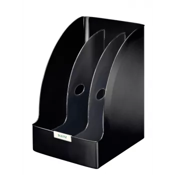 Leitz žurnaldėžė Plus Jumbo, juoda, plastikinė, A4, 20,5 cm, 213 mm, 321 mm