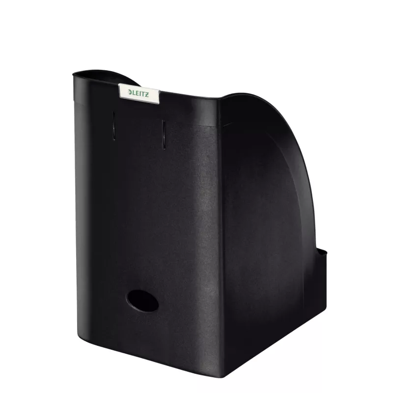 Leitz žurnaldėžė Plus Jumbo, juoda, plastikinė, A4, 20,5 cm, 213 mm, 321 mm