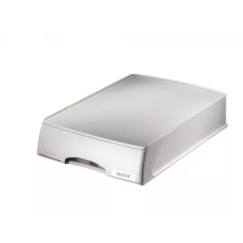 „Leitz“ laiškų dėklo stalčiaus blokas Plus, plastikinis, pilkas, A4, 234 × 325 × 53 mm, 255 mm, 376 mm