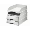 „Leitz“ laiškų dėklo stalčiaus blokas Plus, plastikinis, pilkas, A4, 234 × 325 × 53 mm, 255 mm, 376 mm