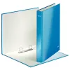 Leitz Ringbinder WOW Laminuotas A4+ 2DR/25mm, A4, Kartonas, Mėlynas, Baltas, 250 lapų, 80 g/m²
