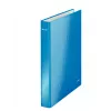 Leitz Ringbinder WOW Laminuotas A4+ 2DR/25mm, A4, Kartonas, Mėlynas, Baltas, 250 lapų, 80 g/m²