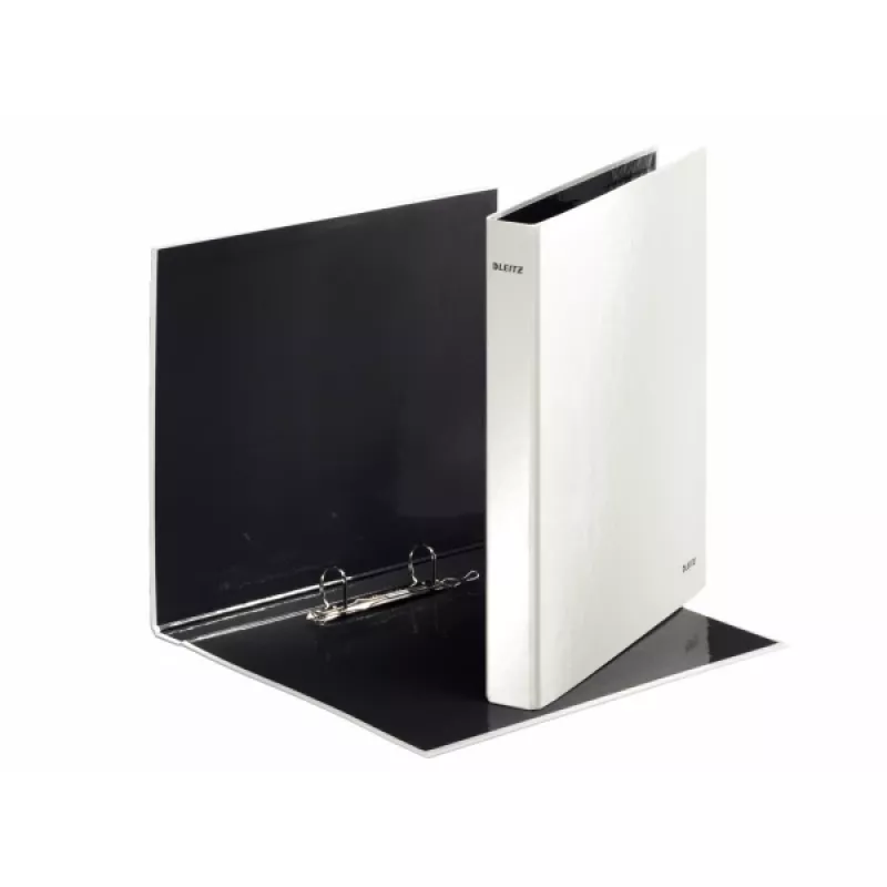 Leitz Ringbinder WOW Laminuotas A4+ 2DR/25mm, A4, Kartonas, Balta, 250 lapų, 80 g/m², 2,5 cm
