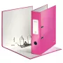 Leitz svirtinė byla 180° WOW POB/Laminuota A4/80mm, A4, Kartonas, Rožinė, 600 lapų, 80 g/m², 8 cm