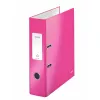 Leitz svirtinė byla 180° WOW POB/Laminuota A4/80mm, A4, Kartonas, Rožinė, 600 lapų, 80 g/m², 8 cm